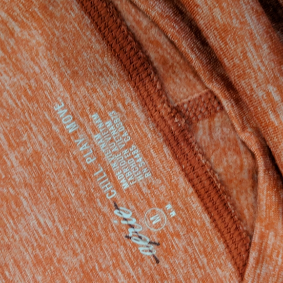 AERIE Heathered Burnt Orange Pocket Athletic Leggings - Soft! - Picture 6 of 8